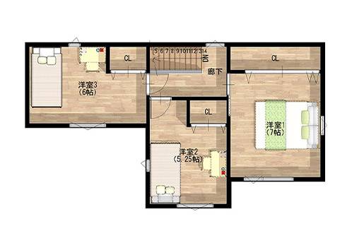 参考プラン2階