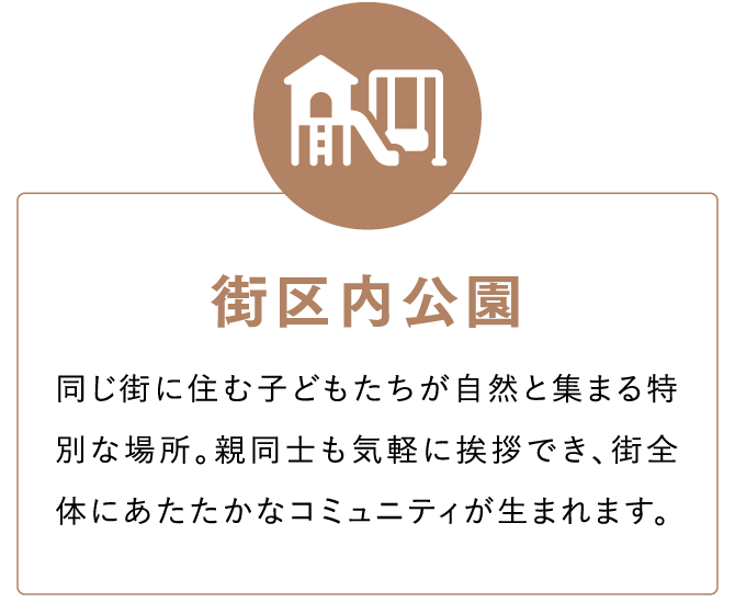 街区内公園
